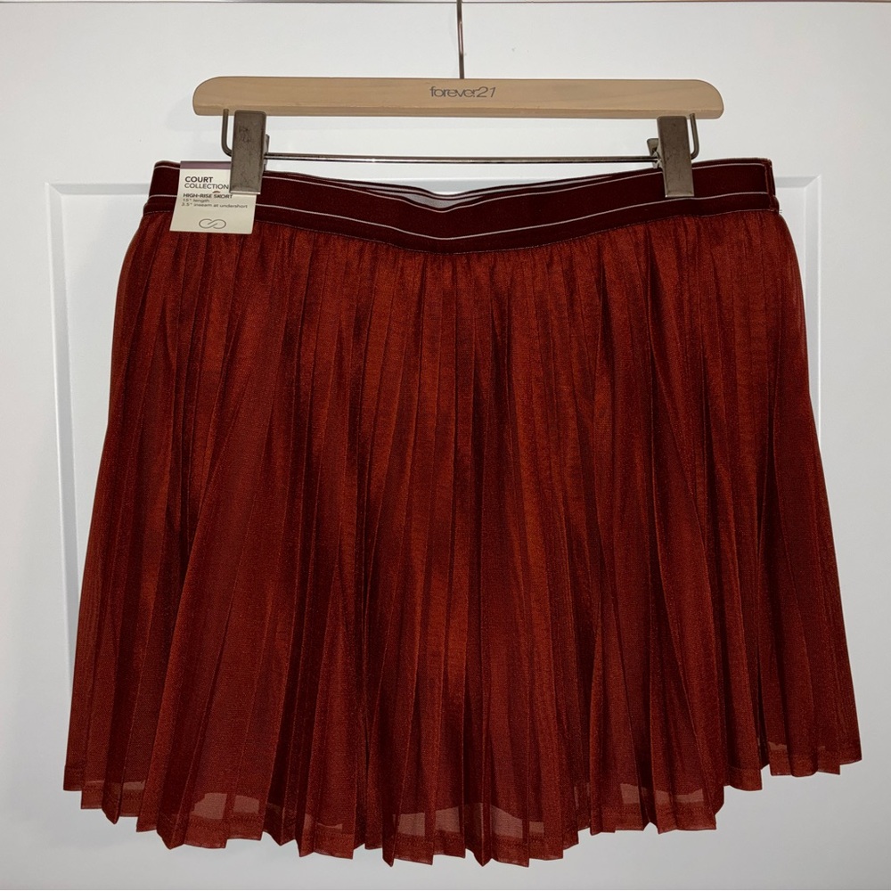 CALIA women’s mesh pleated skort
